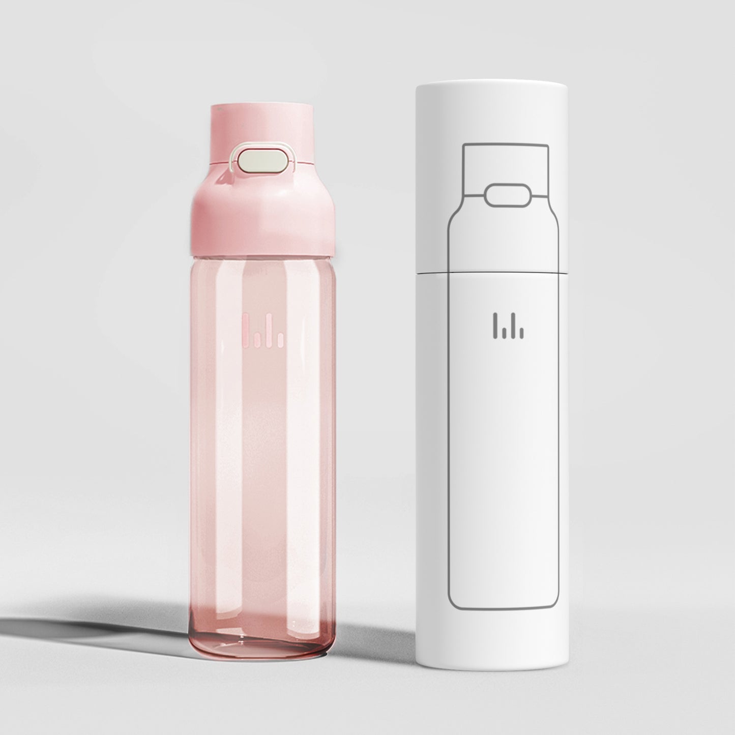 Tritan Travel Bottle 750mL - Coral Blush