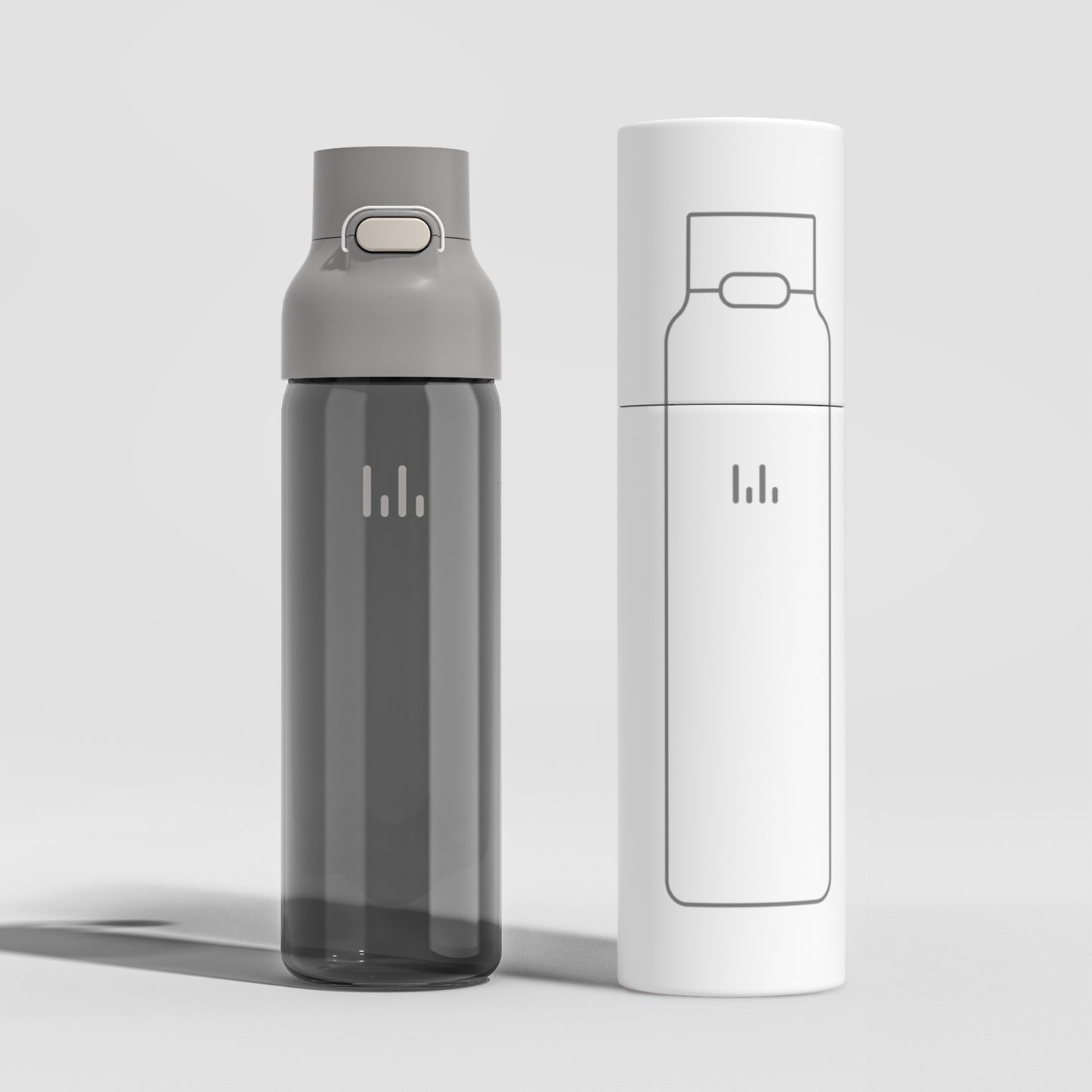 Tritan Travel Bottle 750mL - Elegant Grey