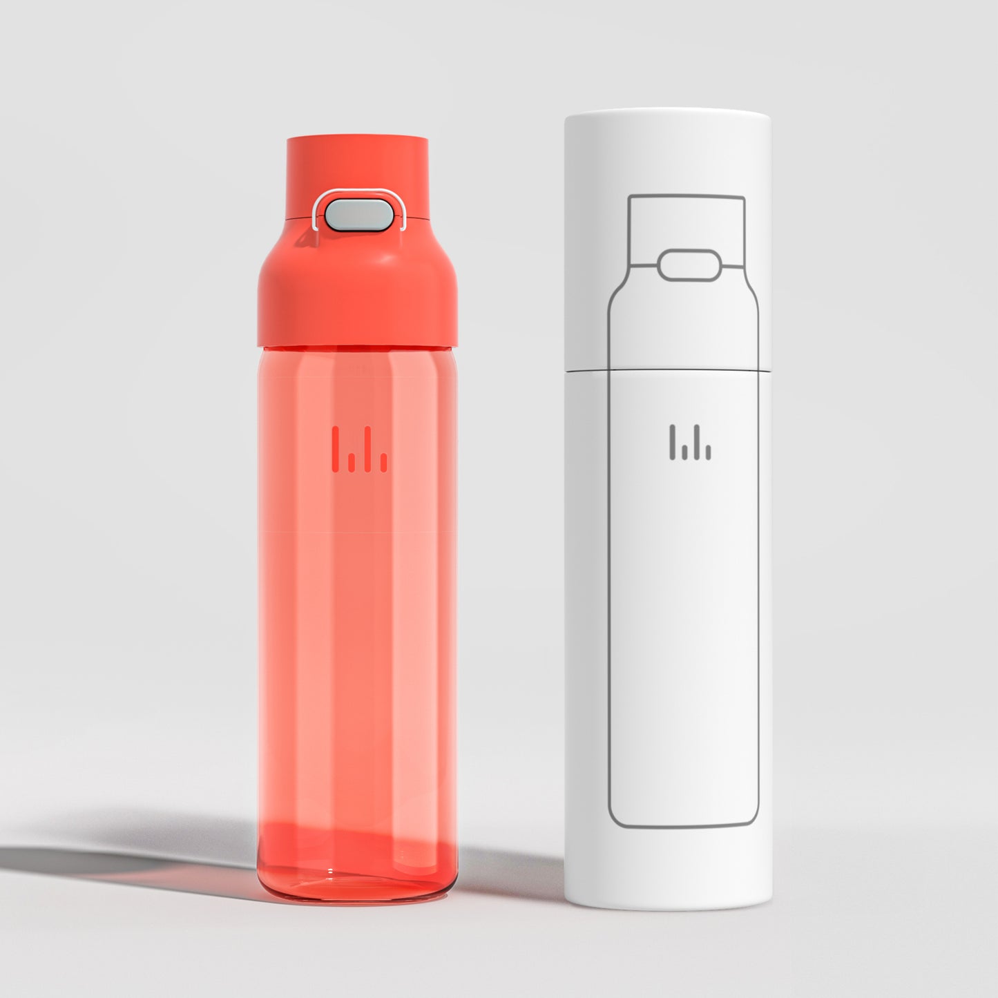 Tritan Travel Bottle 750mL - Vermilion