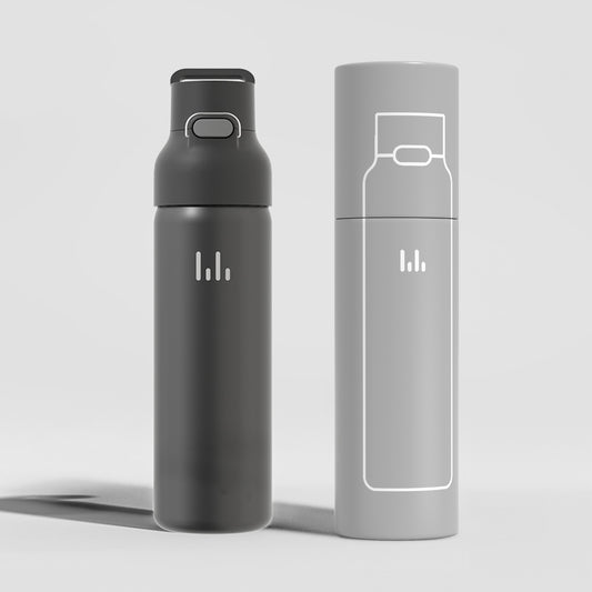 Stainless Steel Insulated Water Bottle 700mL - Gleaming Black