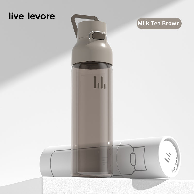 Tritan Travel Bottle 750mL - Milk Tea Brown
