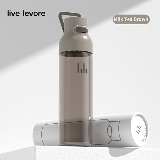Tritan Travel Bottle 750mL - Milk Tea Brown