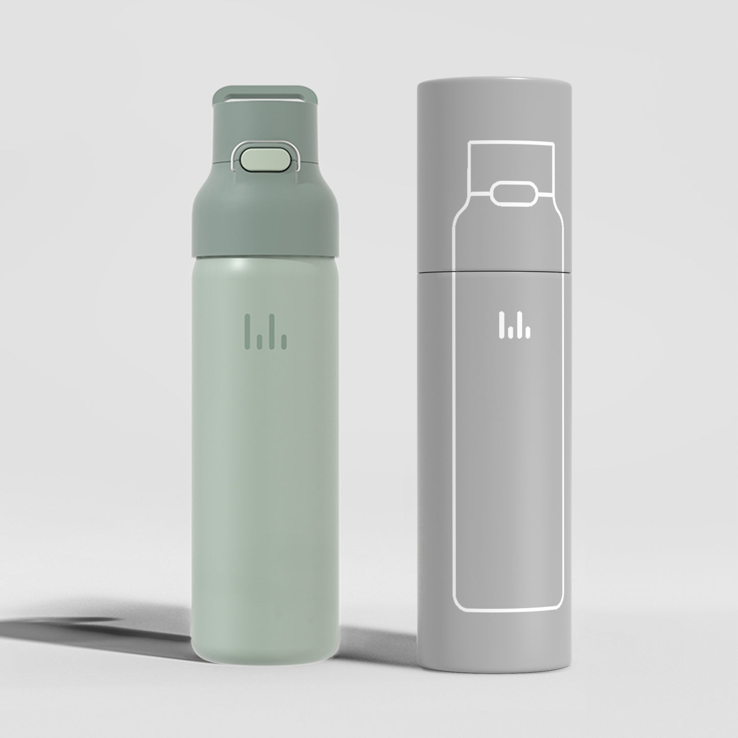 Stainless Steel Insulated Water Bottle 700mL - Sprout Green