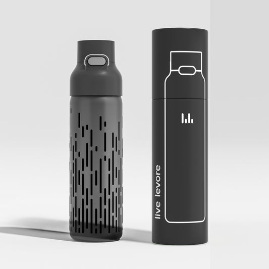 Tritan Travel Bottle 750mL - Smoky Black